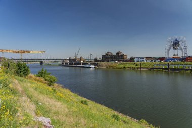 Krefeld - Liman binaları, Kuzey Ren Vestfalya, Almanya, Krefeld, 28.06.201