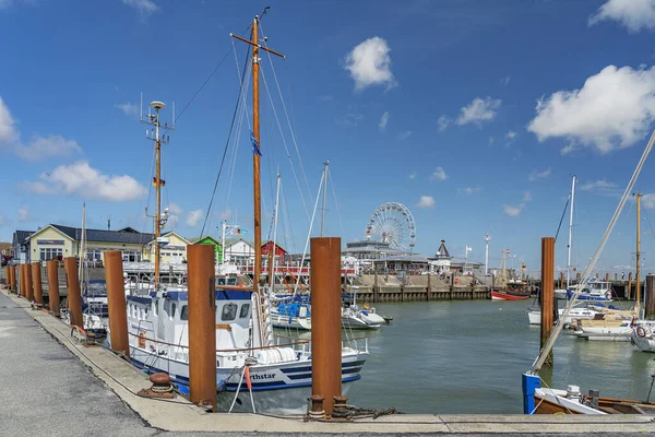 Sylt Vista Muelle Con Barcos Deportivos Amarrados List Harbor Schleswig — Foto de Stock