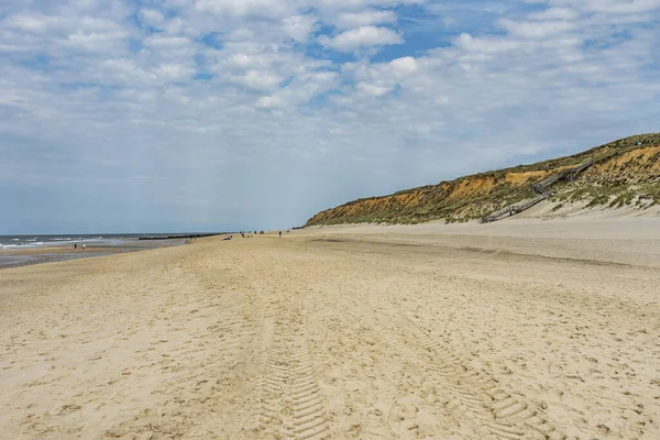 Sylt View Kampen Beach Red Cliff Schleswig Holstein Germany 2019 — стокове фото