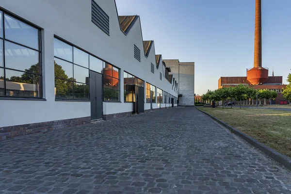Krefeld Vista Para Powerhouse Mies Van Der Rohe Business Park — Fotografia de Stock