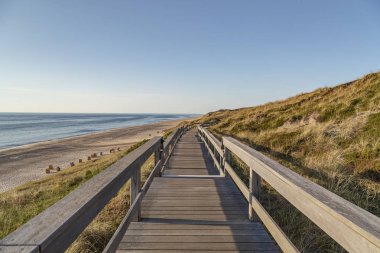 Sylt - Kampen Sahili 'nden Kampen Sahili' ne, Almanya 'nın kuzeyinde, Sylt, 07.06.2018