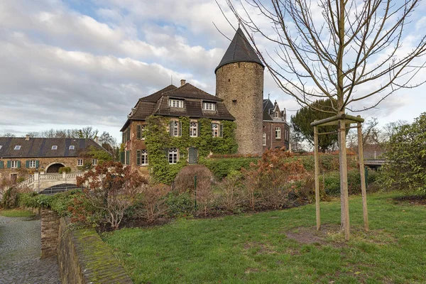 Ratingen Blick Auf Schloss Linnep Nordrhein Westfalen Ratingen 2018 — Stockfoto