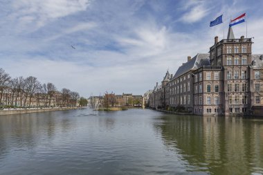 Lahey - 1600 'lü yıllarda inşa edilen ve Güney Hollanda, Hollanda, Lahey, 17.04.2018 Prens Maurits' in yaşam alanlarını içeren Maurit Kulesi