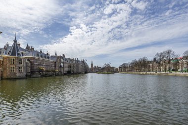 Lahey - Hollanda Devlet Generali ve Hollanda, Güney Hollanda, Hollanda, Hollanda, Lahey, Lahey, 17.04.2018 Başbakanlık ofisinin toplanma yerine ev sahipliği yapan Binnenhof 'a bakın.