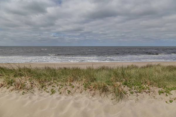 Rough Wind Sylt Rantum Beach Germany — Φωτογραφία Αρχείου