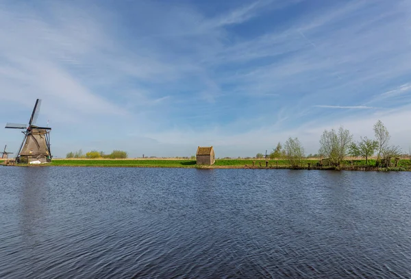 Kinderdijk Güney Hollanda Hollanda Kinderdijk 2018 — Stok fotoğraf