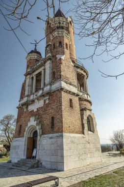 Belgrad - Gardos Kulesi, Ağustos 1896 'da inşa edildi ve 36 metre yüksekliğinde, Belgrad, Sırbistan, 08.11.2018