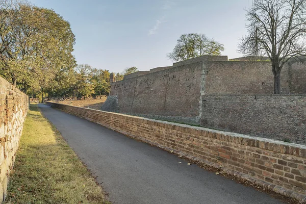 Bělehrad Pohled Vnější Bailey Fortress Moat Bělehrad Srbsko 2018 — Stock fotografie