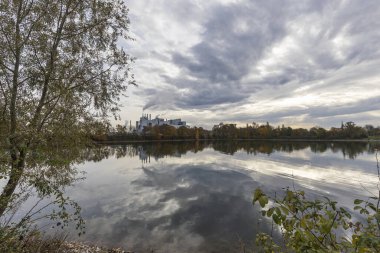 Krefeld-Uerdingen - Kuzey Ren Vestfalyası, Almanya 'da bir atık ve atık atık atık yakma tesisi işleten Egk' e bakın, 23.11.2019