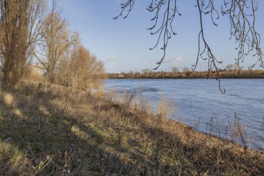 Kaiserswerth, Kuzey Ren Vestfalyası, Werth Hanedanı 'na yürüyüş yolundan 15.12.2019.