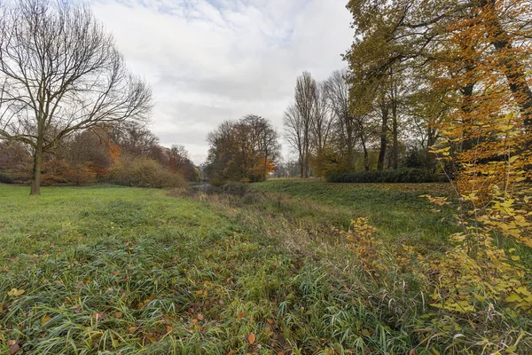 Krefeld Linn View Park Castle Greiffenhorst North Rhine Westphalia Germany — Stock Photo, Image