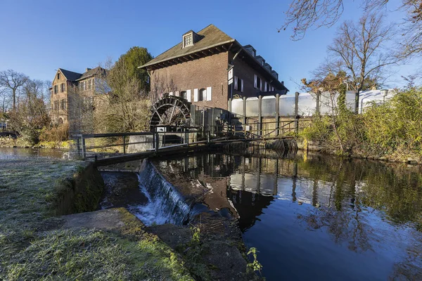 Viersen Brueggen Close View Water Mill North Rnine Westphalia Germany — 스톡 사진