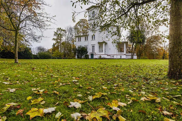 Krefeld Bockum Parkview House Schoenhausen Aside Autumn Mood North Rhine — Stock Photo, Image