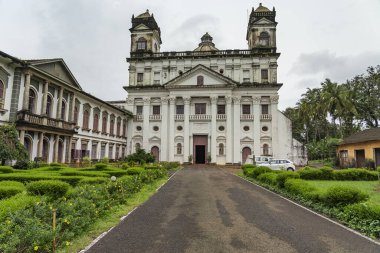 Eski Goa - Aziz Cajetan Kilisesi, Goa ve Daman Katolik Başpiskoposluğu 'na bağlı bir kilisedir. Eski Goa, Hindistan, 08.09.2019