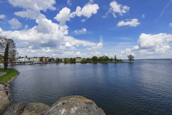 Schwerin Θέα Στο Κάστρο Schwerin Προς Τον Λευκό Στόλο Οποίος — Φωτογραφία Αρχείου