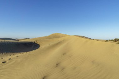 Gran Kanarya Adaları / İspanya 'daki kumda ayak izleri