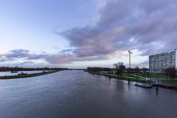 Roermond View River Maas Nearby Maashaven Πρωί Limburg Netherlands Roermond — Φωτογραφία Αρχείου