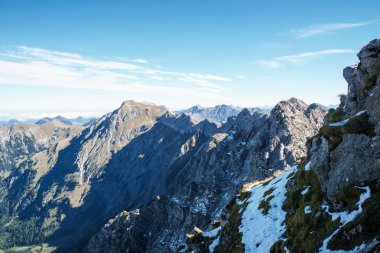 Nebelhorn / Bavyera 'dan Dağ Panoraması