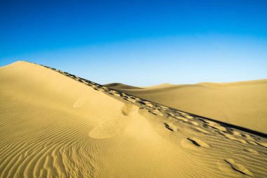 Maspalomas Tepesi / İspanya 'ya doğru gidiyor.