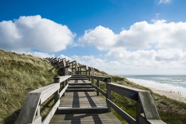 Hiking Dunes Sylt — Stock Photo, Image