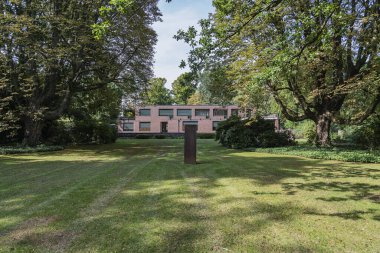 Krefeld - Manzara Park 'tan Müze Esters' a, 1928 ve 1931 yılları arasında Mies van der Rohe, Kuzey Ren Vestfalyası, Almanya, 23.08.201