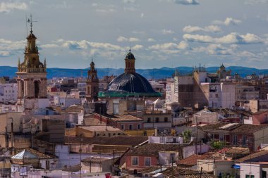 Şehirdeki tarihi bölgenin silüeti