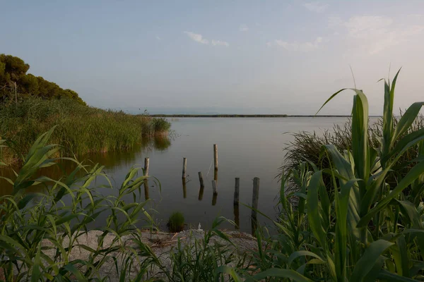 Reflections Sunset Lagoon — Stock Photo, Image