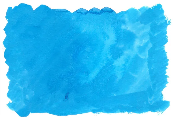 Abstrakt Akvarell Konsistens Olika Nyanser Ljusblå Bakgrund — Stockfoto