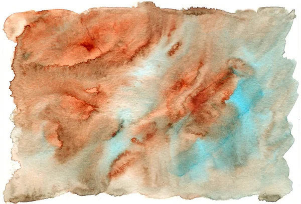 Абстрактная Текстура Расплывчатый Яркий Акварельный Синий Красный Цвет Белом Фоне — стоковое фото