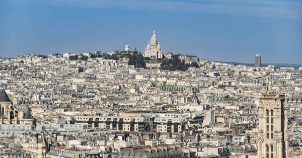 Párizs Franciaország 2018 Október Szent Szív Bazilika Montmartre Párizs Franciaország — Stock Fotó