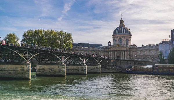 Ponte Delle Arti Sulla Senna Uno Dei Ponti Più Belli — Foto Stock