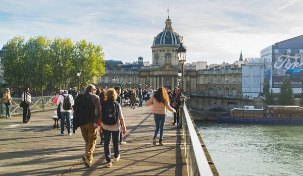 Parigi Francia Ottobre 2018 Ponte Delle Arti Sulla Senna Uno — Foto Stock