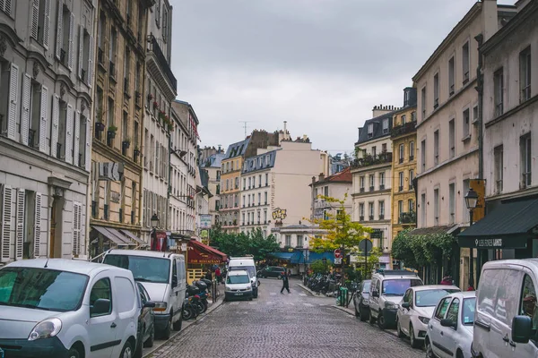 Paris Frankreich Oktober 2018 Eine Von Vielen Schönen Straßen Und — Stockfoto