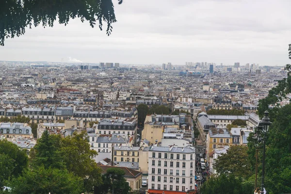 フランス 2018年10月2日 モンマルトルの丘の上からパリでの眺め — ストック写真