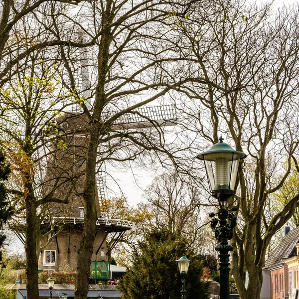 Голландські млина в місті Alkmaar, Нідерланди — стокове фото