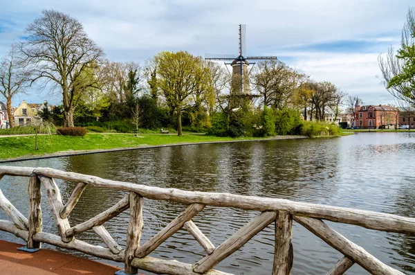 Városi táj, Alkmaar, Hollandia — Stock Fotó