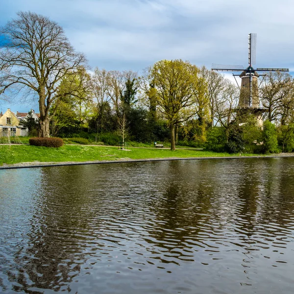 Kentsel peyzaj, Alkmaar, Hollanda — Stok fotoğraf