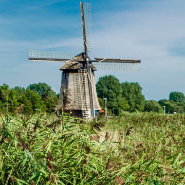 Geleneksel Hollanda yel değirmeni