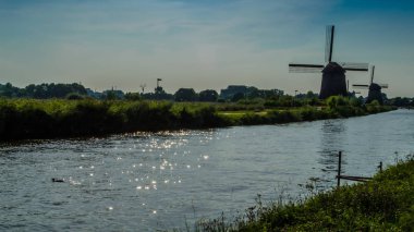 tipik Hollanda manzara