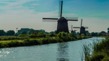 tipik Hollanda manzara