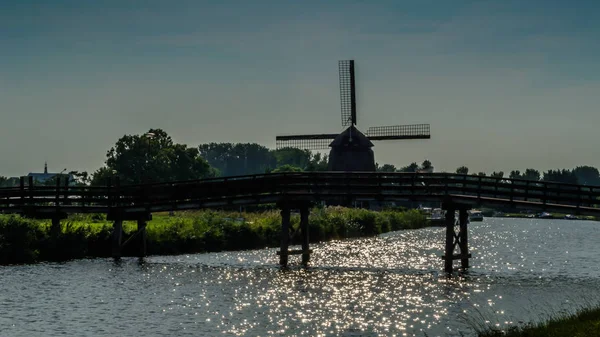 Paysage hollandais typique — Photo