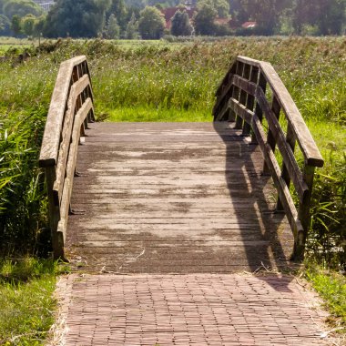 tahta köprüden arka plan