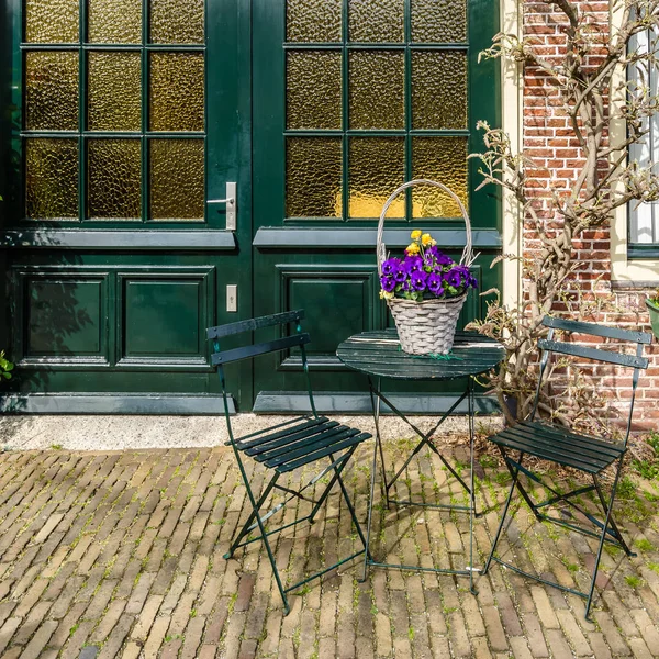 Alkmaar, Hollanda - 22 Nisan 2016: Alkmaar, kentsel ayrıntı