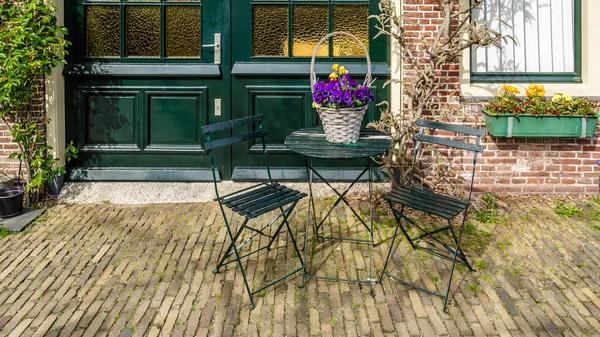 Alkmaar, Hollanda - 22 Nisan 2016: Alkmaar, kentsel ayrıntı