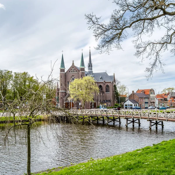 Alkmaar stadtbild, das niederland — Stockfoto