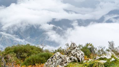 sonbahar dağ manzarası 