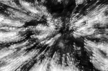 Siyah ve beyaz soyut desen