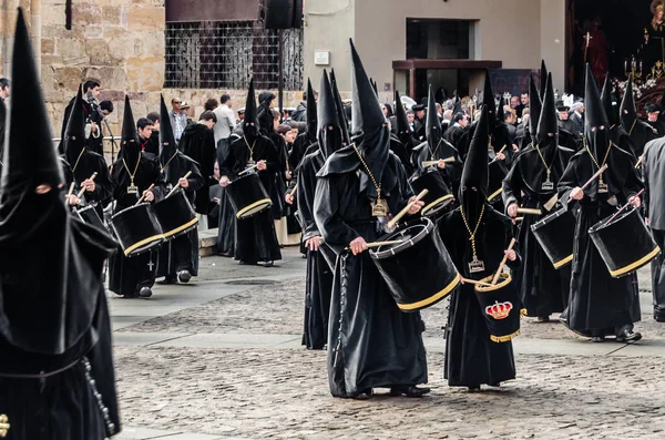 Zamora Spanien Mars 2016 Traditionella Spanska Påskveckan Semana Santa Processionen — Stockfoto