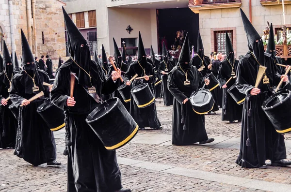 Zamora Espanha Março 2016 Procissão Tradicional Semana Santa Espanhola Semana — Fotografia de Stock