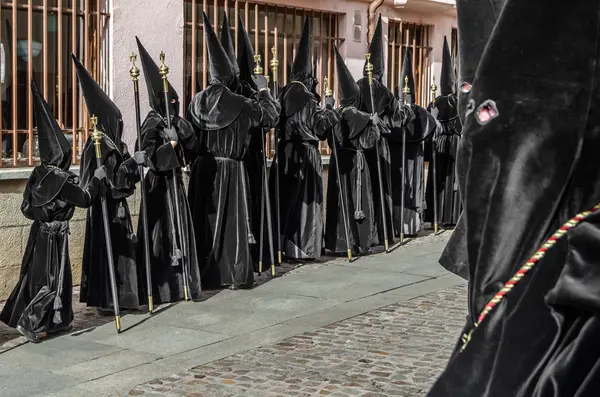 Zamora Espanha Março 2016 Procissão Tradicional Semana Santa Espanhola Semana — Fotografia de Stock